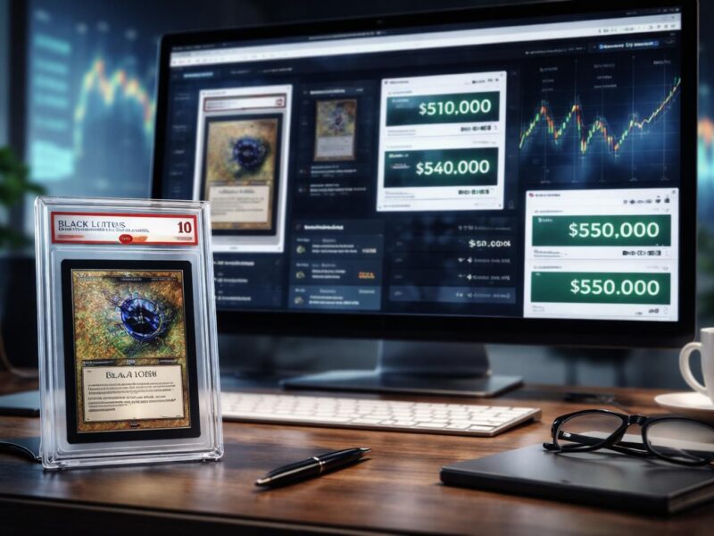 L&rsquo;impact des enchères sur le black lotus Magic Price en ligne