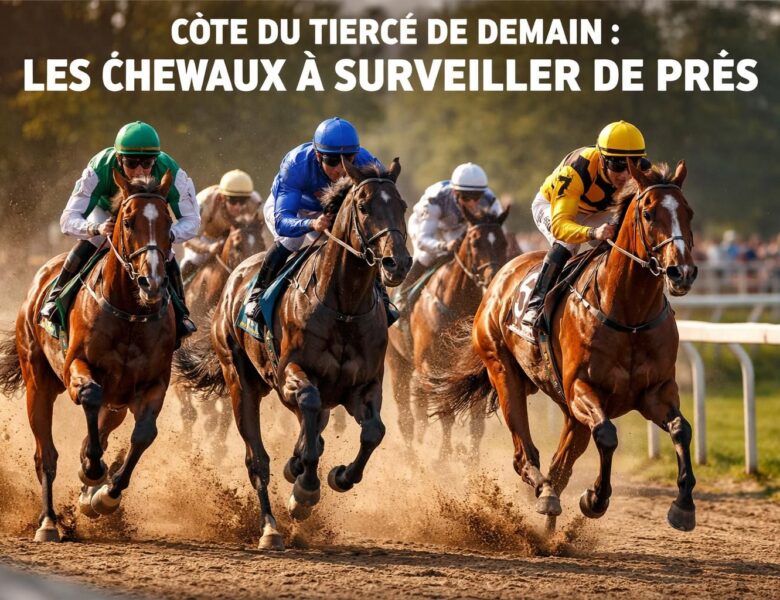 Côte du tiercé de demain : les chevaux à surveiller de près