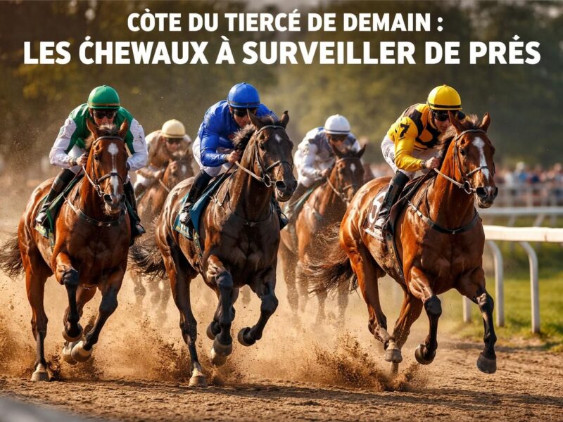 Côte du tiercé de demain : les chevaux à surveiller de près